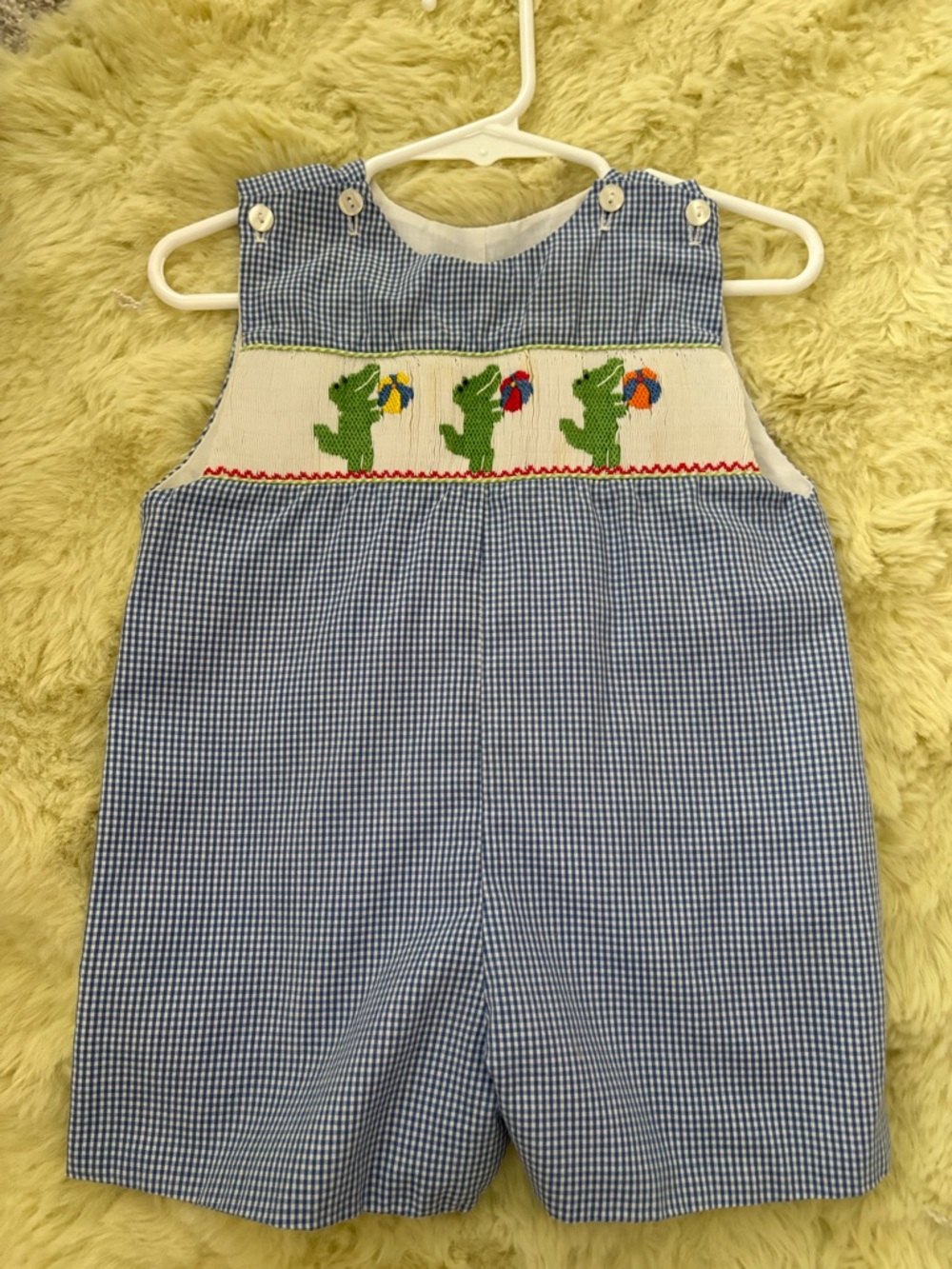 Alligator Romper - 9Months